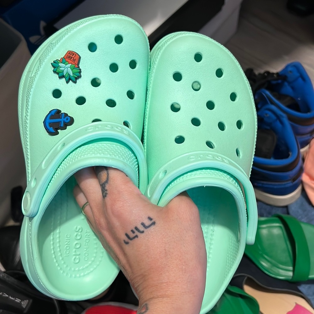 Crocs platform never been worn size 5